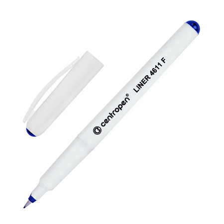 Ручка  капилярная CENTROPEN Liner 4611, 0,3 мм, синяя